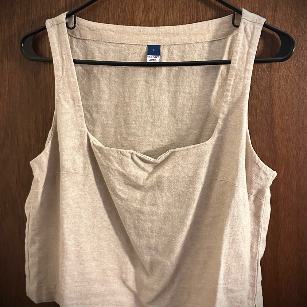 Old Navy Light Beige Tank Top